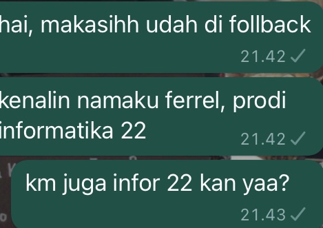 latian ngetik sebelum ngirim